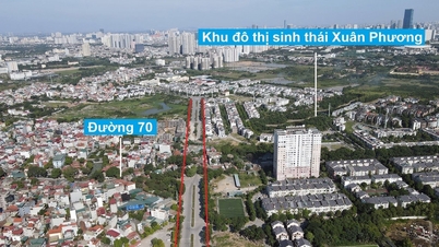 ទីក្រុងហាណូយចំណាយថវិកាជិត 3,400 ពាន់លានដុង ដើម្បីពង្រីកផ្លូវលេខ 70 (Nam Tu Liem)