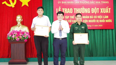 ការផ្តល់រង្វាន់ដ៏អស្ចារ្យដល់ក្រុម និងបុគ្គលដែលមានសកម្មភាពក្លាហានក្នុងការជួយសង្គ្រោះមនុស្ស