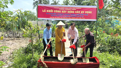 ឃុំ​ថោអាន​ហូ​បាន​ចាប់​ផ្តើម​ការ​សាង​សង់​ស្ពាន​ហ៊ី​វង្ស​ថ្មី។