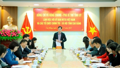 Adjunct-secretaris van het Provinciaal Partijcomité Vu Hong Quang: Organiseren van praktische emulatiebewegingen om afgevaardigden van het Congres van het Vietnamese Vaderlandfront te verwelkomen, om een ​​wijdverspreide indruk te creëren en de geest van vernieuwing aan te moedigen