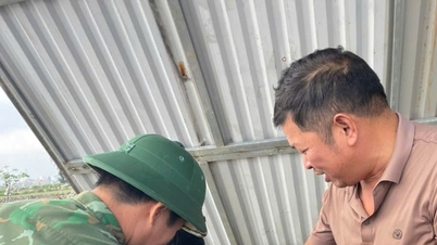 ゲアン省：漁船が海上で沈没し、漁師3人が間一髪で救助される