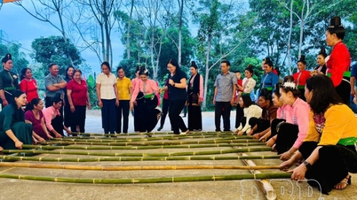 Nationale Grote Eenheidsdag van het dorp Tin Toc