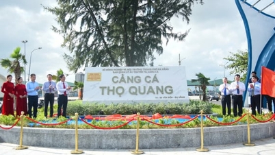 Inaugurarea proiectului de modernizare și extindere a portului de pescuit Tho Quang