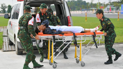 Vietnam-Cambodia Military Medical Exercise: Disaster relief cooperation, spreading border friendship