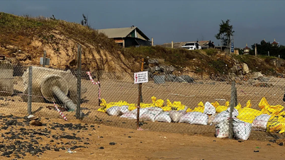 Quang Ngai: Notfallmäßige Verstärkung eines freiliegenden 22-kV-Erdkabelabschnitts zur Vermeidung elektrischer Sicherheitsrisiken