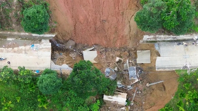 Ponad 30 osuwisk na drodze nr 83 przebiegającej przez gminę Son Tay Ha wciąż nie zostało naprawionych.