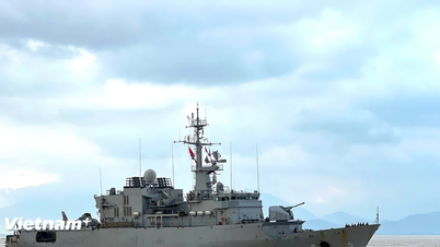 Franse marinekruiser Prairial brengt beleefdheidsbezoek aan Da Nang