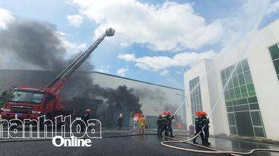 More than 350 people participated in firefighting and rescue drills at Lipovitan Factory
