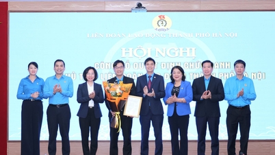 Encik Nguyen Van Thang memegang jawatan Pengerusi Persekutuan Buruh Bandar Hanoi