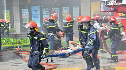 HCMC: יותר מ-3,000 איש השתתפו בתרגילי כיבוי אש והצלה