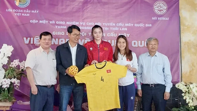 សហព័ន្ធកីឡា Sepak Takraw វៀតណាមផ្លាស់ប្តូរ និងបទពិសោធន៍នៅភូមិ Ke ឃុំ Da Bac