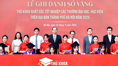 En la lista de honor figuran 95 excelentes graduados de Hanoi.