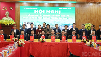 2025年ラオカイ省都市部交流・区模倣ブロック会議