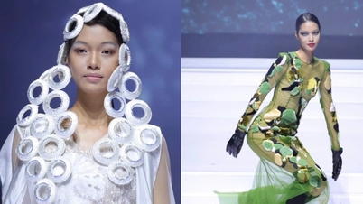 Supermodellen Naomi Campbell berömde Lai Mai Hoas höst lika vacker som hennes pose.