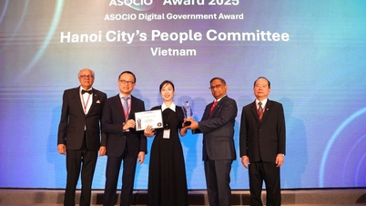 স্মার্ট পরিবহন থেকে ডিজিটাল শাসন: ASOCIO 2025-এ হ্যানয় উচ্চ পুরষ্কার পেয়েছে