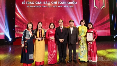 Báo và phát thanh, truyền hình Tuyên Quang đoạt giải Nhì Giải báo chí toàn quốc Vì sự nghiệp giáo dục Việt Nam năm 2025