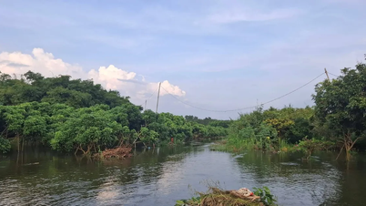 Xã Hồ Tràm hỗ trợ người dân khắc phục ngập úng do mưa lớn và xả lũ