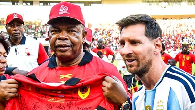 Messi, Bağımsızlık Günü'nde Angola Devlet Başkanı'ndan özel ödül aldı