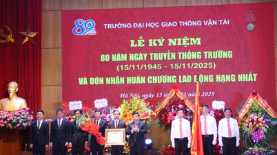 Το Πανεπιστήμιο Μεταφορών έλαβε το Μετάλλιο Εργασίας Πρώτης Τάξης