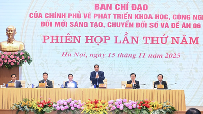 [תמונה] ראש הממשלה פאם מין צ'ין יו"ר פגישה בנושאים מדע, פיתוח טכנולוגיה, חדשנות וטרנספורמציה דיגיטלית