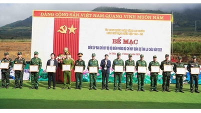 Avslutningsseremoni for grensevaktkommandoen, Lai Chau provinsielle militærkommando