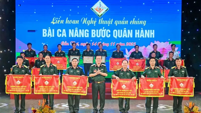 Торжественное закрытие XX Фестиваля массового искусства Вооружённых Сил 9-го военного округа в 2025 году