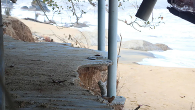 شاطئ هام رونغ مدمر