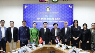 Tayland'ın Khon Kaen kentindeki Vietnam Başkonsolosluğu, Udon Thani Kraliyet Üniversitesi ile kültürel ve eğitimsel iş birliğini teşvik ediyor