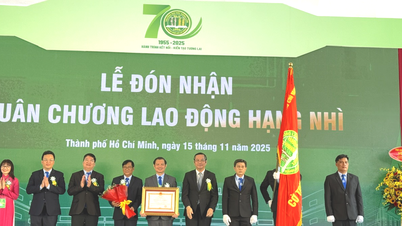 Universiti Pertanian dan Perhutanan Bandar Ho Chi Minh menerima Pingat Buruh Kelas Kedua