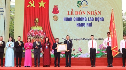 Danang University of Education ble tildelt arbeidsmedaljen av andre klasse.