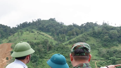 Da Nang: Rettungsaktion an einer Erdrutschstelle in der Gemeinde Hung Son