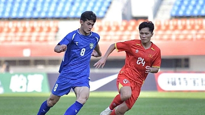 U22 Việt Nam - U22 Uzbekistan (hiệp 2) 0-1: Bóng trúng xà ngang