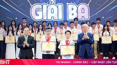 Studenti z Ha Tinh získali třetí místo v celostátní soutěži kreativity.