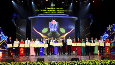 เตวียนกวางได้รับรางวัล 3 หัวข้อจากการแข่งขันความคิดสร้างสรรค์เยาวชนและเด็กแห่งชาติ ปี 2568