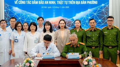 Signing a commitment to coordinate to ensure security and order at medical facilities