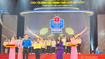 Đồng Nai có 4 đề tài đoạt giải khuyến khích cuộc thi Sáng tạo thanh thiếu niên, nhi đồng toàn quốc