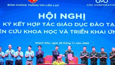 Thỏa thuận hợp tác hướng tới hiện đại hóa toàn diện trong lĩnh vực thông tin quân sự