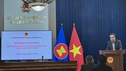 রাশিয়ায় ভিয়েতনাম দূতাবাস বিজ্ঞান ও প্রযুক্তি কূটনীতি বাস্তবায়ন করছে