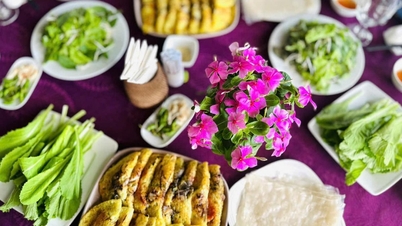 Banh xeo w deszczowy dzień