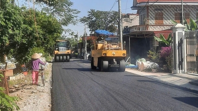 De gemeente Vinh Hai voltooit vóór 15 december een nieuw model voor de aanleg van landelijk verkeer