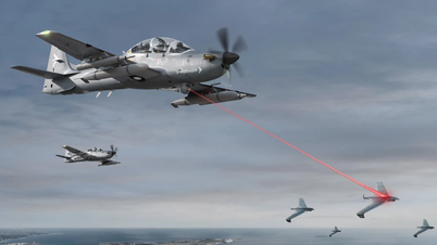 A-29 Super Tucano converti en chasseur de drones