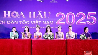 Top 5 Hoa hậu Du lịch Dân tộc Việt Nam họp báo sau đêm chung kết