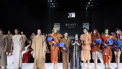 Vietnam International Fashion Week herfst/winter 2025 is levendig en kleurrijk