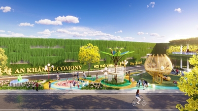 Uroczystość wmurowania kamienia węgielnego pod budowę osiedla mieszkaniowego An Khanh Ecomony