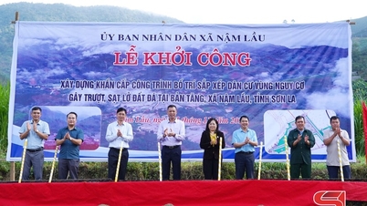 Umsiedlung von Menschen in Katastrophengebieten