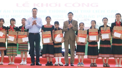 দা নাং একযোগে সীমান্তবর্তী কমিউনগুলিতে ৫টি বোর্ডিং স্কুল নির্মাণ শুরু করেছে