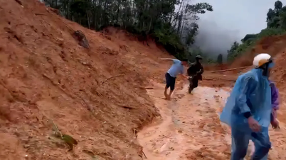 បាក់​ដី​យ៉ាង​ធ្ងន់ធ្ងរ​លើ​ផ្លូវ​ជាតិ​លេខ​៤០B សំណាង​ច្រើន​រត់​គេច​ខ្លួន