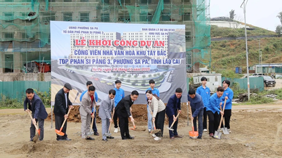 Sa Pa Ward started construction of 2 residential cultural houses