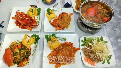The flavor of Ca Mau in delicious crab dishes