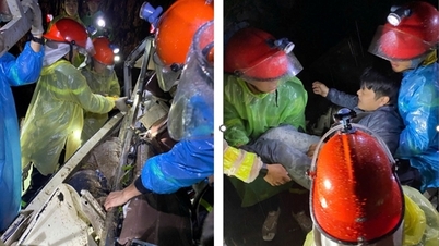 산사태로 매몰된 푸옹트랑 여객버스 희생자 긴급 구조